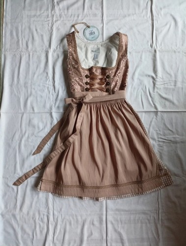 Marjo dirndl nude beige rose - marjo,