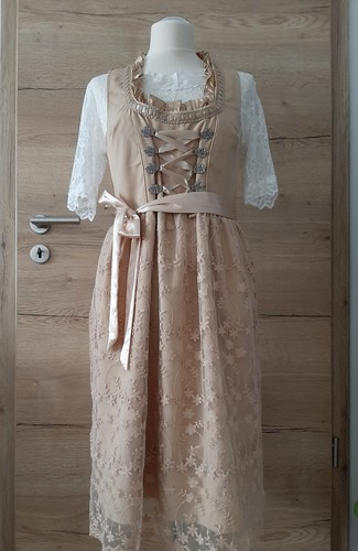 Dirndl beige rosenfeld - gr.38,