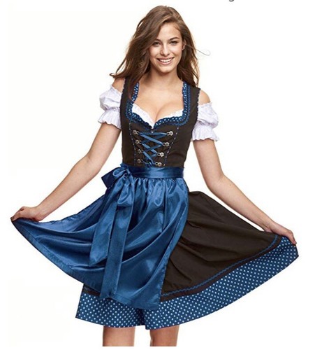Dirndl teilig mit - dirndl,